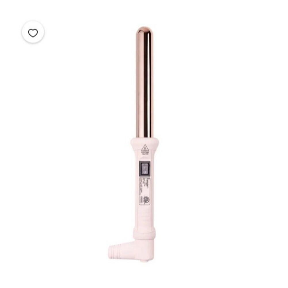 L'ange Hair Curling Wand HT015B 1” Blush Pink Lange Curling Iron